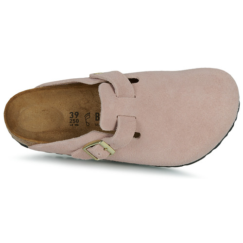 BIRKENSTOCK Boston LEVE Light Rose Suede / Rožnata / Regular