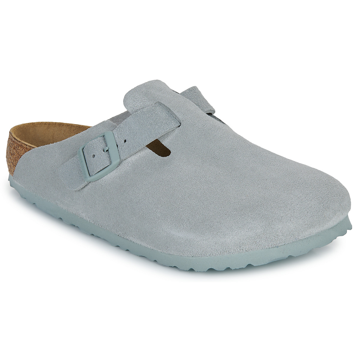 Čevlji  Cokli BIRKENSTOCK Boston LEVE Pure Sage Suede / Pure / Sage / Regular
