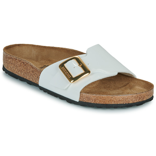 Čevlji  Ženske Natikači BIRKENSTOCK Catalina CB BF Patent White Patent / Bela / Regular
