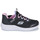Čevlji  Deklice Nizke superge Skechers SLIP-INS: BOUNDER - SIMPLE CUTE Črna / Rožnata