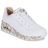Čevlji  Ženske Nizke superge Skechers JGOLDCROWN: UNO - LOVING LOVE Bela