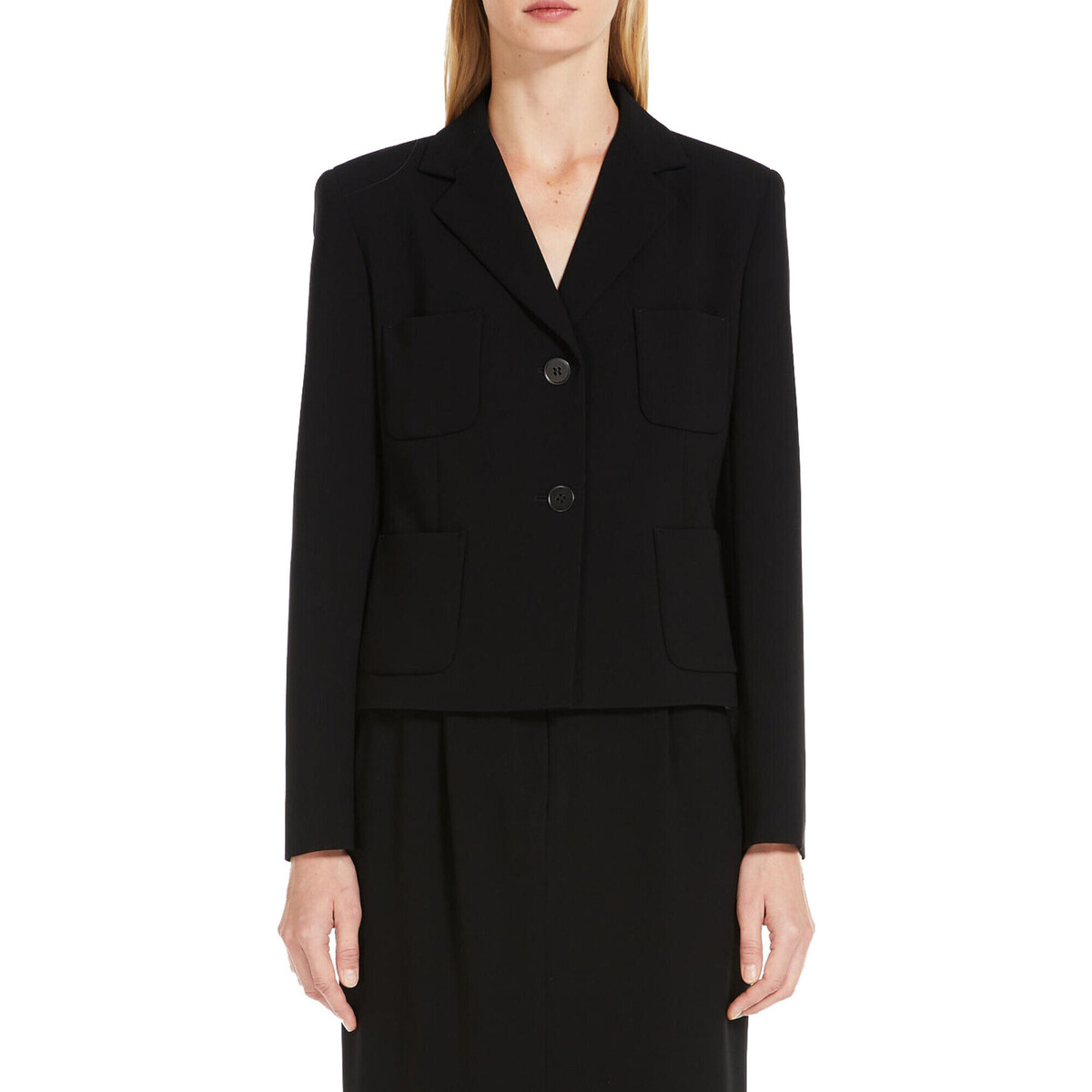 Oblačila Ženske Jakne & Blazerji Maxmara Studio ALPINO Črna