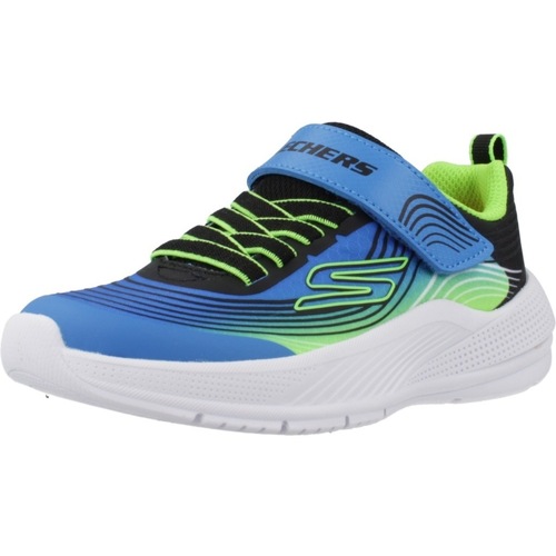 Čevlji  Dečki Modne superge Skechers MICROSPEC ADVANCE Modra