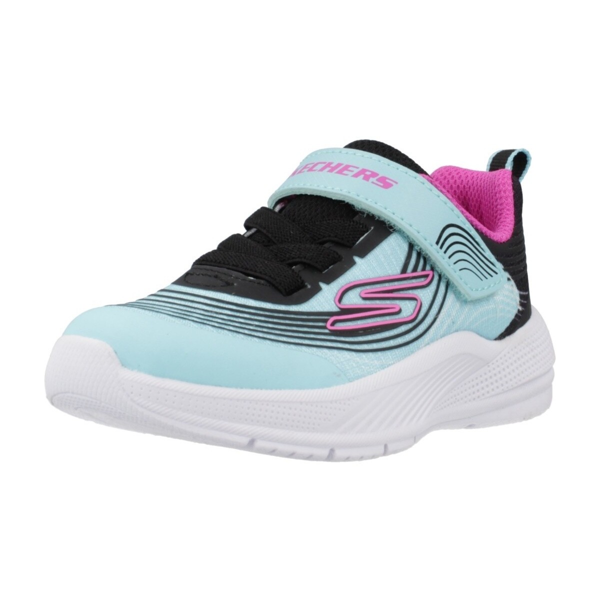 Čevlji  Deklice Modne superge Skechers MICROSPEC ADVANCE Modra