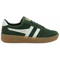 Čevlji  Ženske Čevlji Derby Gola GRANDSLAM SUEDE  NY- EVERGREEN/OFF WHITE/G CLA589 Kostanjeva