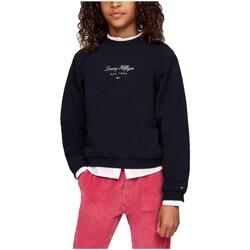 Oblačila Deklice Puloverji Tommy Hilfiger  Modra