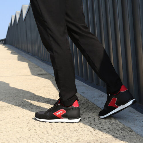 Sparco Montecarlo - Black/Red Črna