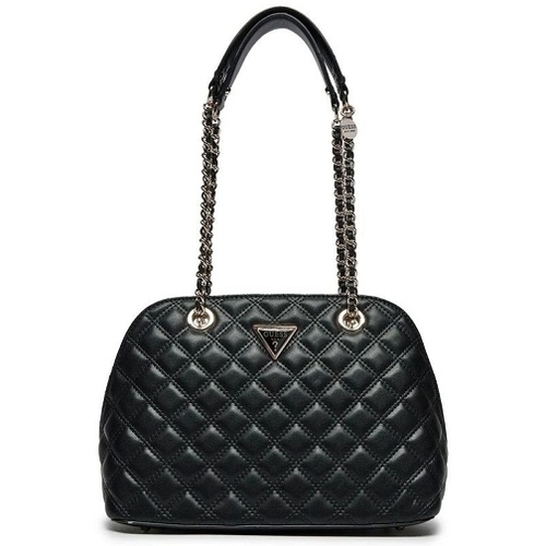 Torbice Ženske Ročne torbice Guess GIULLY DOME SATCHEL Črna