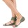 Čevlji  Ženske Sandali & Odprti čevlji John Galliano A65970 Zelena / Bež