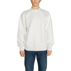 Oblačila Moški Puloverji Calvin Klein Jeans INTERLOCK CREW J30J326134 Bela