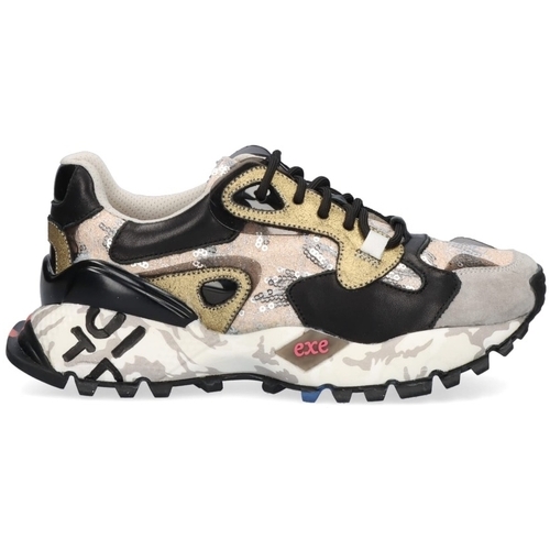 Čevlji  Ženske Modne superge Exé Shoes EXÉ Sneakers 134-10 - Grey/Black Črna