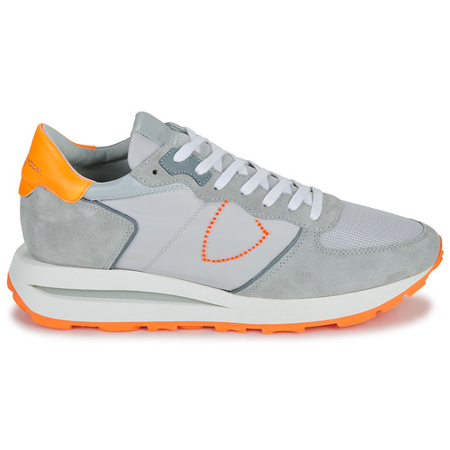 Philippe Model TROPEZ HAUTE LOW MAN Siva / Oranžna