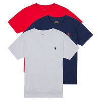 Oblačila Otroci Majice s kratkimi rokavi Polo Ralph Lauren 3PKCNSSTEE-SETS-GIFT BOX SET Črna / Bela / Rdeča