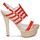Čevlji  Ženske Sandali & Odprti čevlji Versace DSL943T Rdeča
