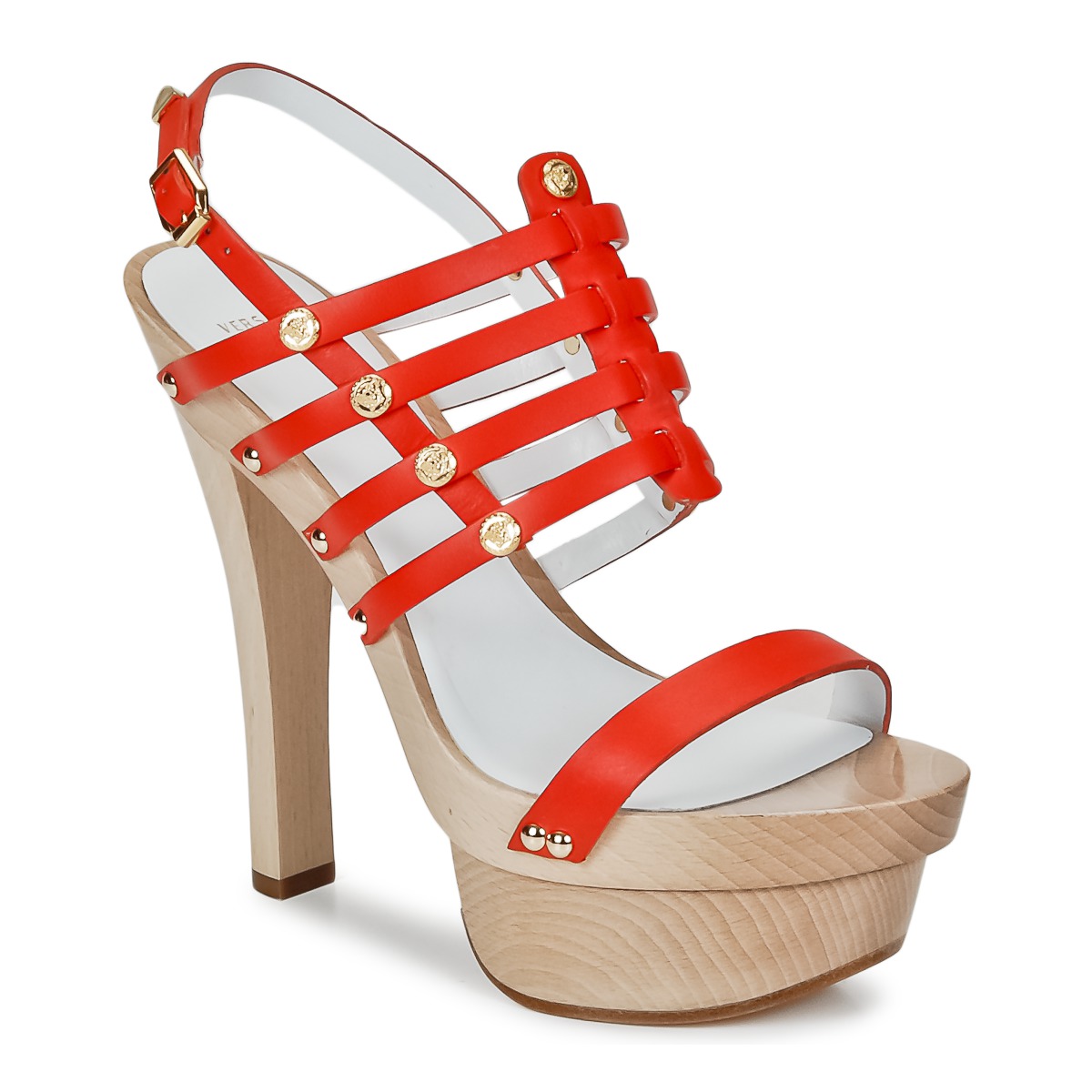 Čevlji  Ženske Sandali & Odprti čevlji Versace DSL943T Rdeča