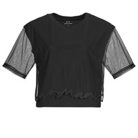 Oblačila Ženske Topi & Bluze Armani Exchange XW000541 Črna