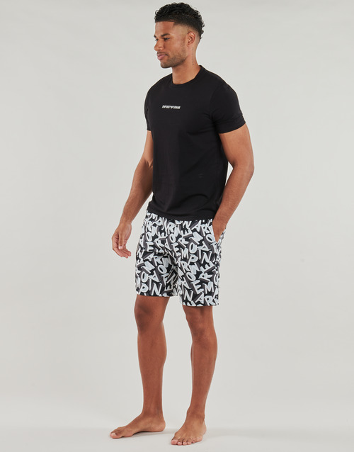 Emporio Armani SHORT PYJAMAS SET Črna / Zelena