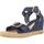 Čevlji  Ženske Espadrile Equitare JONES18 Modra