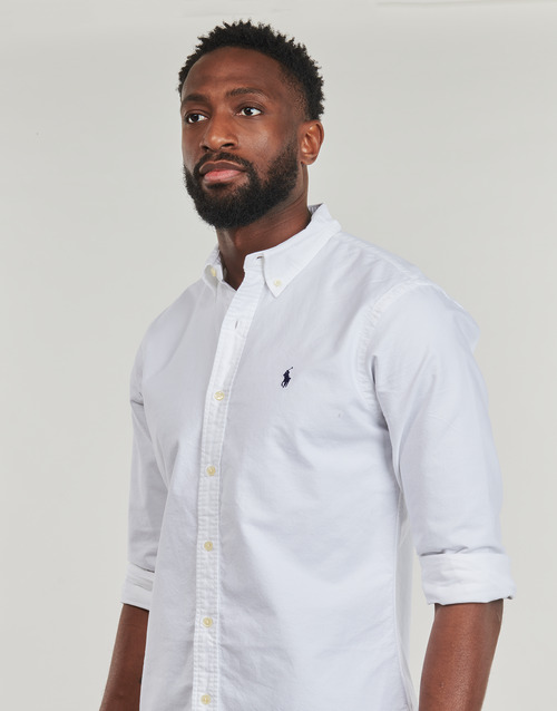 Polo Ralph Lauren CHEMISE DROITE CUSTOM EN OXFORD LEGER Bela / Bela