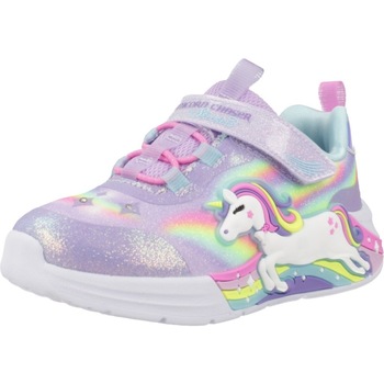 Čevlji  Deklice Modne superge Skechers UNICORN CHASER Vijolična