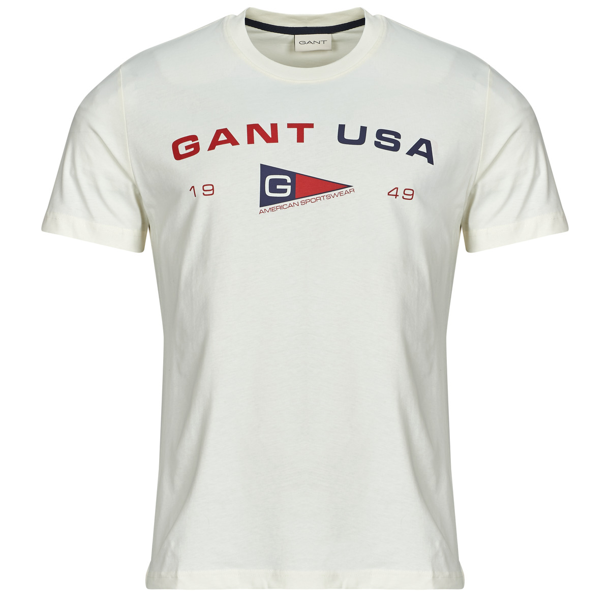 Oblačila Moški Majice s kratkimi rokavi Gant GRAPHIC SS T-SHIRT Bela