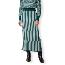 Oblačila Ženske Krila Skfk Apala-Gots Skirt - Multicolor Zelena