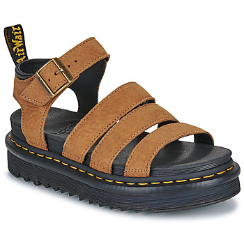 Čevlji  Ženske Sandali & Odprti čevlji Dr. Martens Blaire Desert Brown Tumbled Nubuck Kostanjeva
