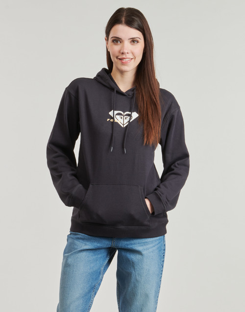 Roxy SURF STOKED HOODIE TERRY Črna