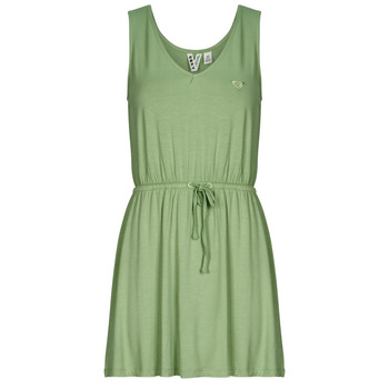 Oblačila Ženske Kratke obleke Roxy LOW TIDES DRESS SOLID Zelena
