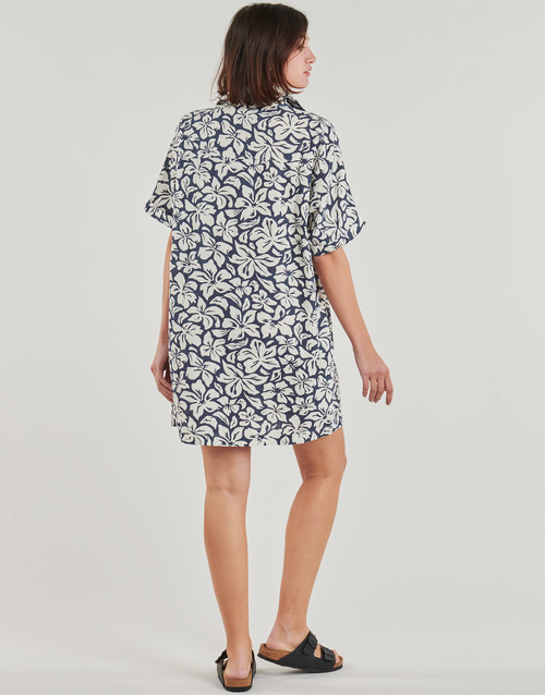 Rip Curl LAS DALIAS SS SHIRT DRESS Bela / Modra