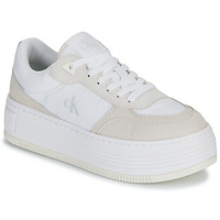 Čevlji  Ženske Nizke superge Calvin Klein Jeans BOLD FLATF LOW LACE MIX Bela / Bež