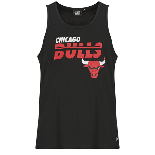 Oblačila Moški Majice brez rokavov New-Era NBA ESSENTIALS TANK CHICAGO BULLS Črna