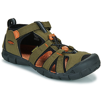 Čevlji  Dečki Sandali & Odprti čevlji Keen SEACAMP II CNX Kaki / Oranžna
