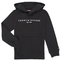 Oblačila Dečki Puloverji Tommy Hilfiger ESSENTIAL HOODIE Črna