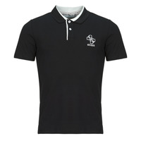 Oblačila Moški Polo majice kratki rokavi Guess LYLE SS POLO Črna