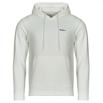 Oblačila Moški Majice s kratkimi rokavi Pepe jeans ESSENTIAL HOODIE Kremno bela