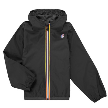 Oblačila Otroci Vetrovke K-Way LE VRAI PETIT CLAUDE 4.0 100 % NYLON RECYCLED Črna