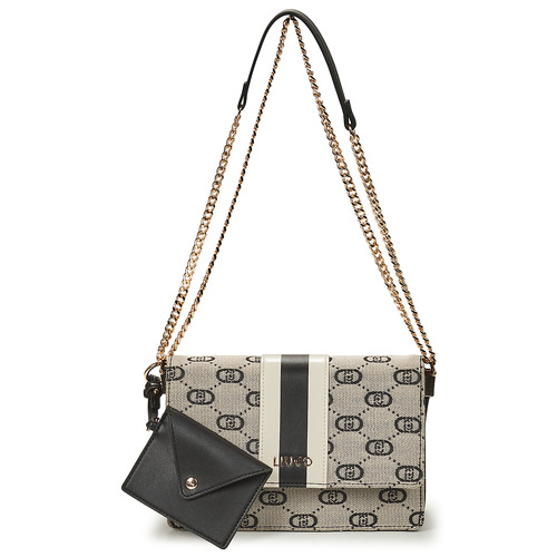 Torbice Ženske Torbice za na ramo Liu Jo AA5158 CROSSBODY Črna / Bela