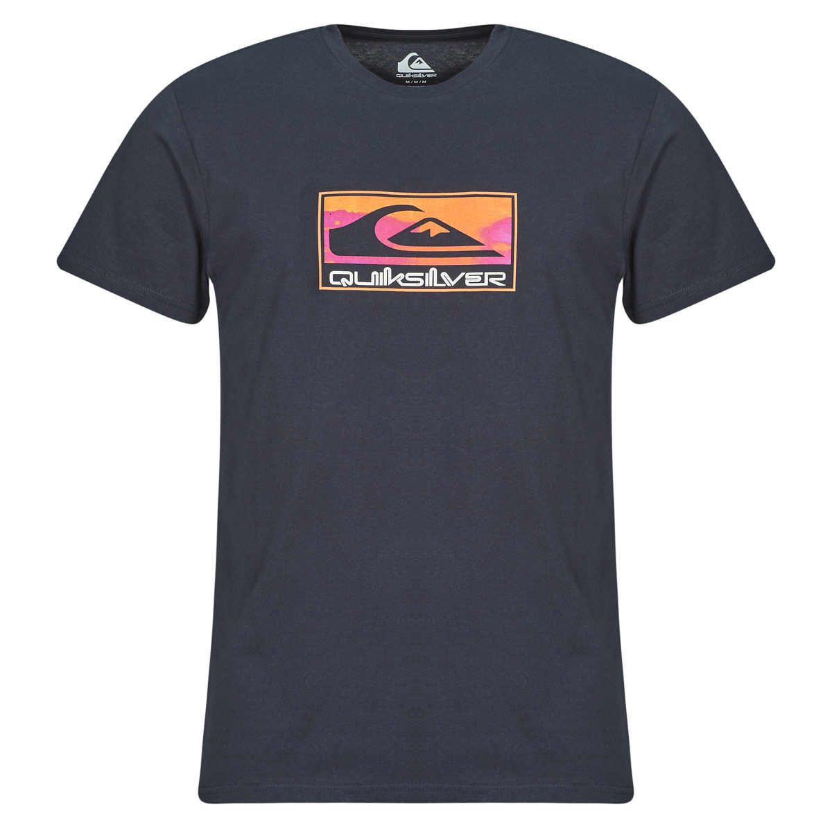 Oblačila Moški Majice s kratkimi rokavi Quiksilver EV GRADIENT BOX SS Črna