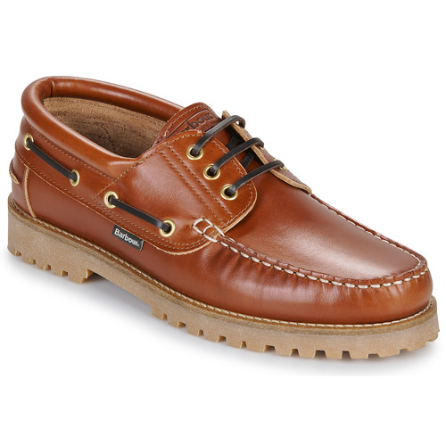 Čevlji  Moški Čevlji Derby Barbour DECK Konjak