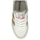 Čevlji  Ženske Čevlji Derby Gola GRANDSLAM TRIDENT  WT-WHT/BROWN SUGAR/D.ROSE CLA415 Bela