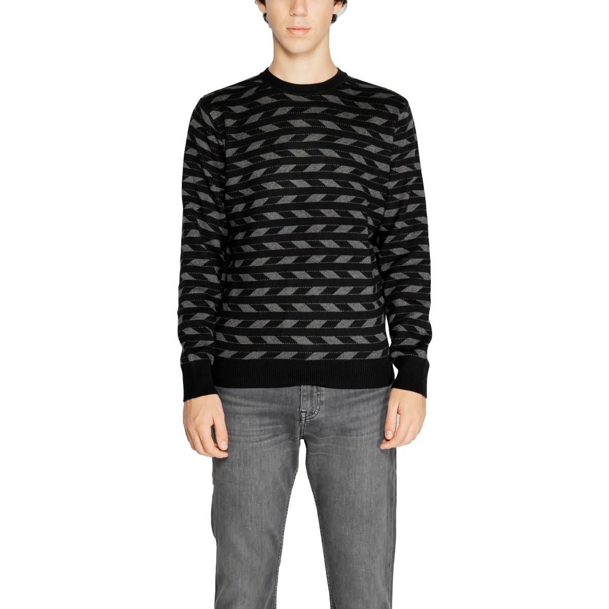 Oblačila Moški Puloverji Antony Morato MOHAIR WOOL MMSW01469-YA400141 Črna