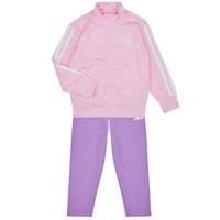 Oblačila Deklice Trenirka komplet Adidas Sportswear JC9621 Rožnata / Vijolična