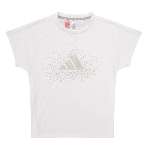 Oblačila Deklice Majice s kratkimi rokavi Adidas Sportswear JC7448 Bela