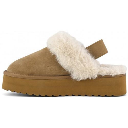 Colors of California Platform slipper Kostanjeva