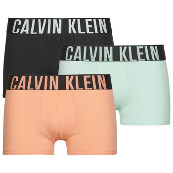 Spodnje perilo Moški Boksarice Calvin Klein Jeans TRUNK 3PK Črna / Zelena / Oranžna