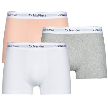 Spodnje perilo Moški Boksarice Calvin Klein Jeans TRUNK 3PK Rožnata / Siva / Bela