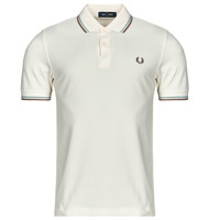 Oblačila Moški Polo majice kratki rokavi Fred Perry TWIN TIPPED FRED PERRY SHIRT Bež