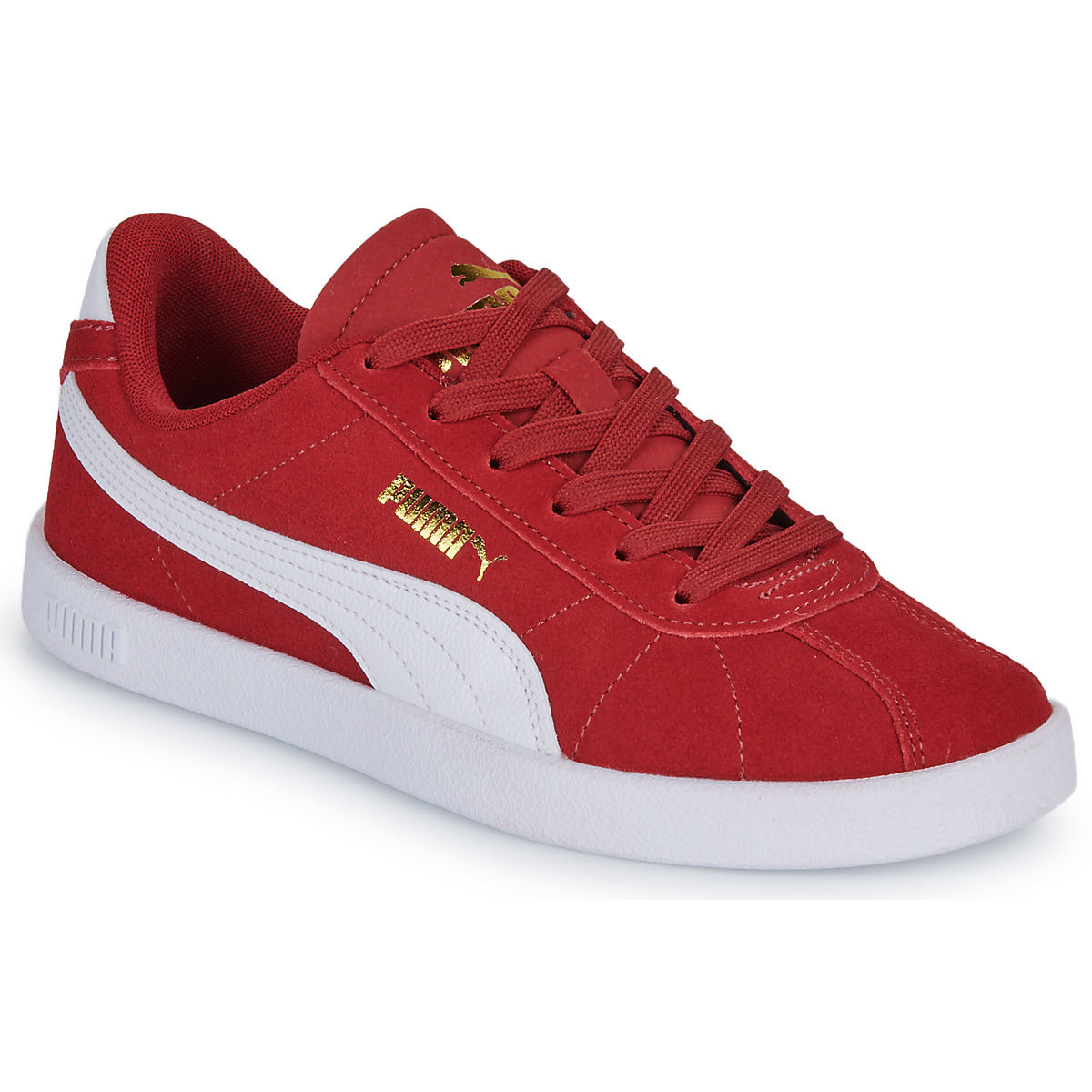 Čevlji  Deklice Nizke superge Puma Club II Jr Rdeča / Bela