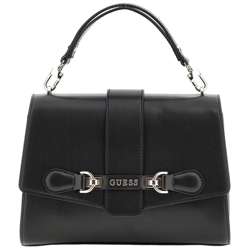 Torbice Ženske Ročne torbice Guess NOLANA TOP HANDLE FLAP Črna